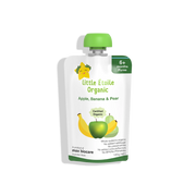 Organic Apple, Banana & Pear Baby Food – 6+ Months, 120g