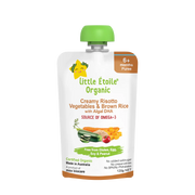 Organic Creamy Risotto, Vegetables & Brown Rice with DHA – 6+ Months, 120g