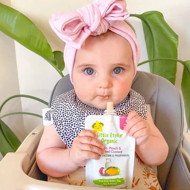 Organic Mango, Peach & Chia seed Custard – 6+ Months, 120g