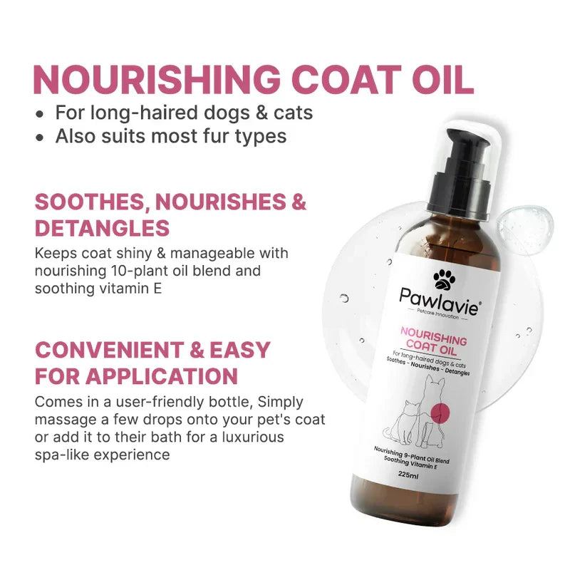 Nourishing Coat Oil - For long-haired dogs & cats
