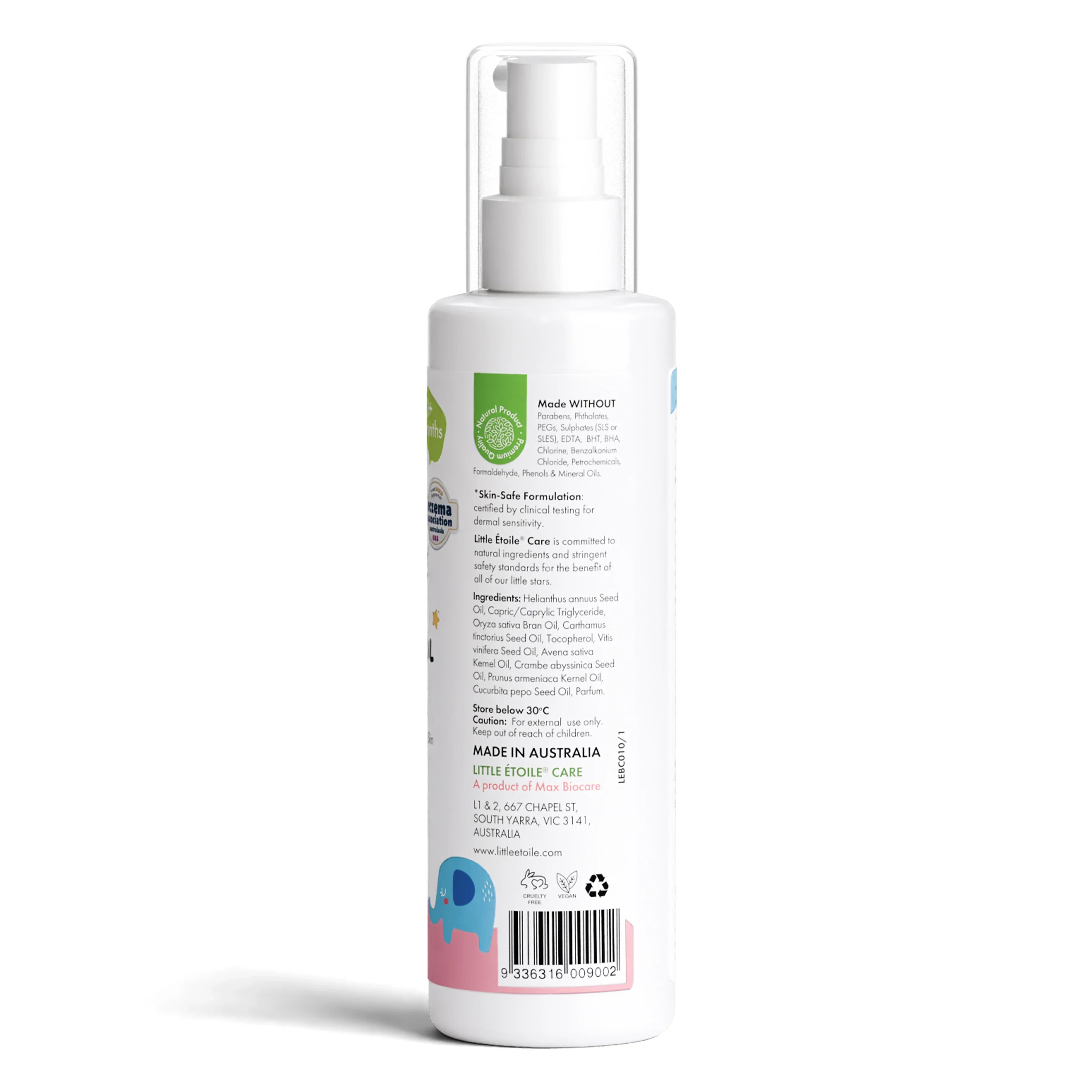 Massage Oil for Delicate Skin (0+ Months), 200mL