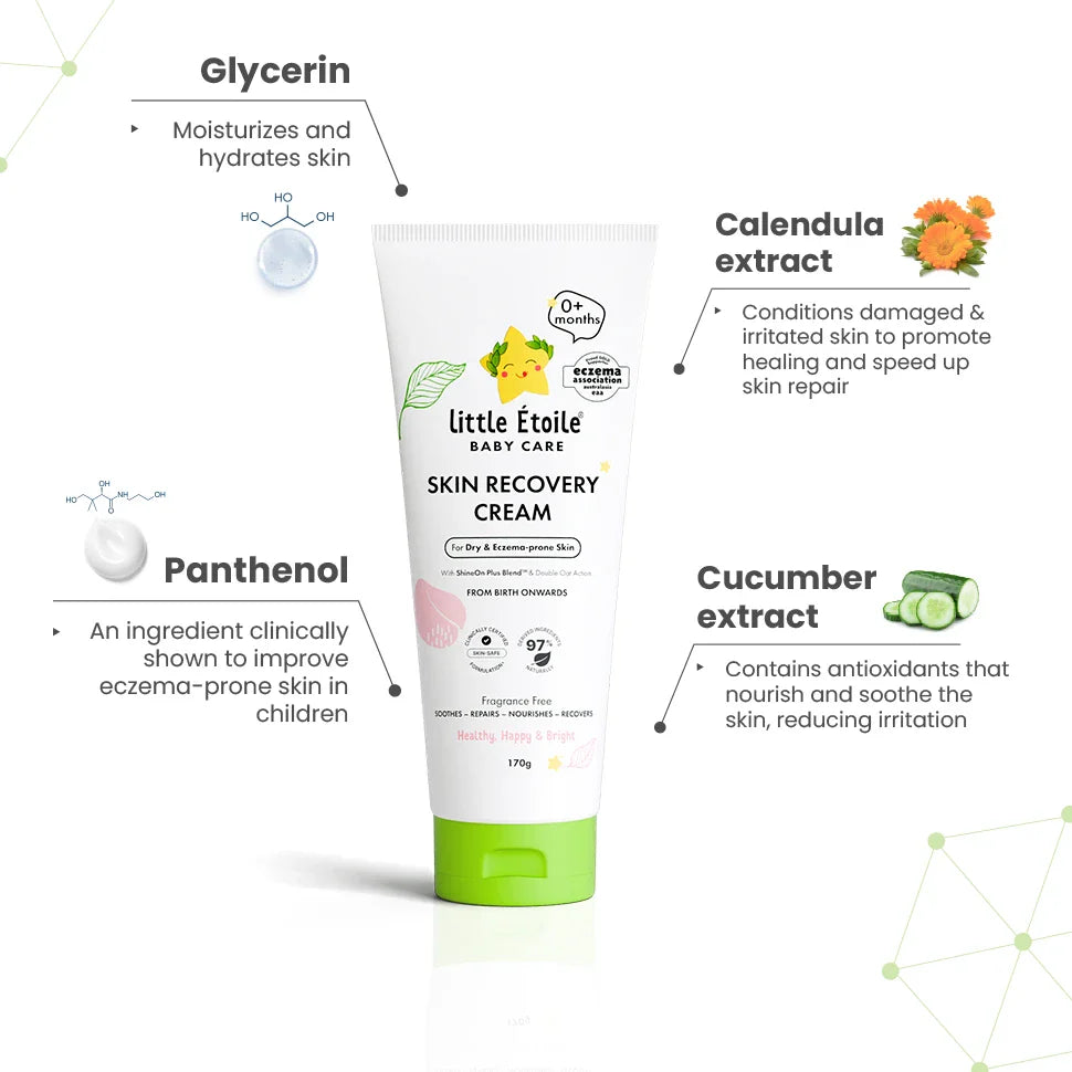 Skin Recovery Cream for Dry & Eczema-prone Skin (0+ Months)
