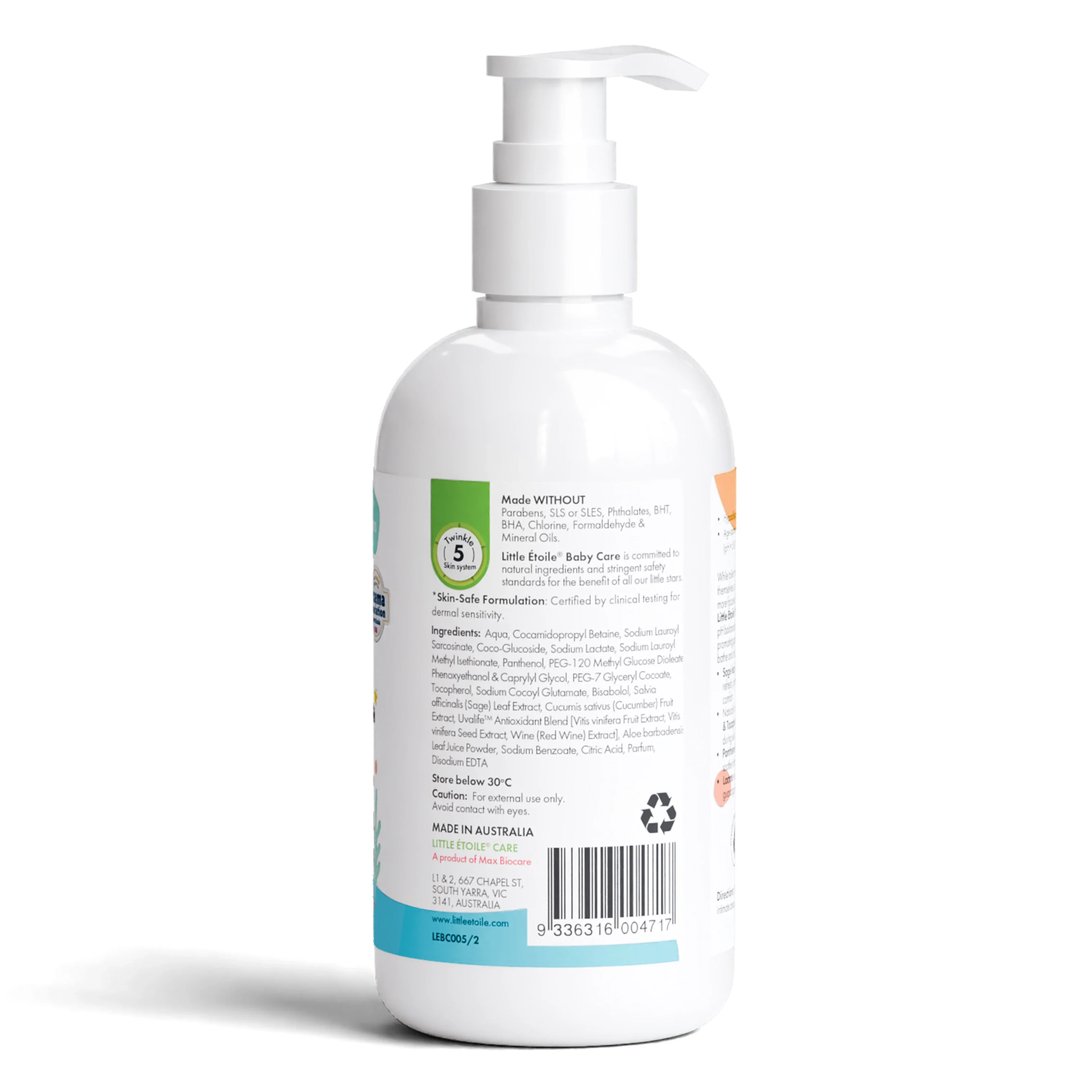 Gentle Bottom Wash for Delicate Skin (2+ Years)