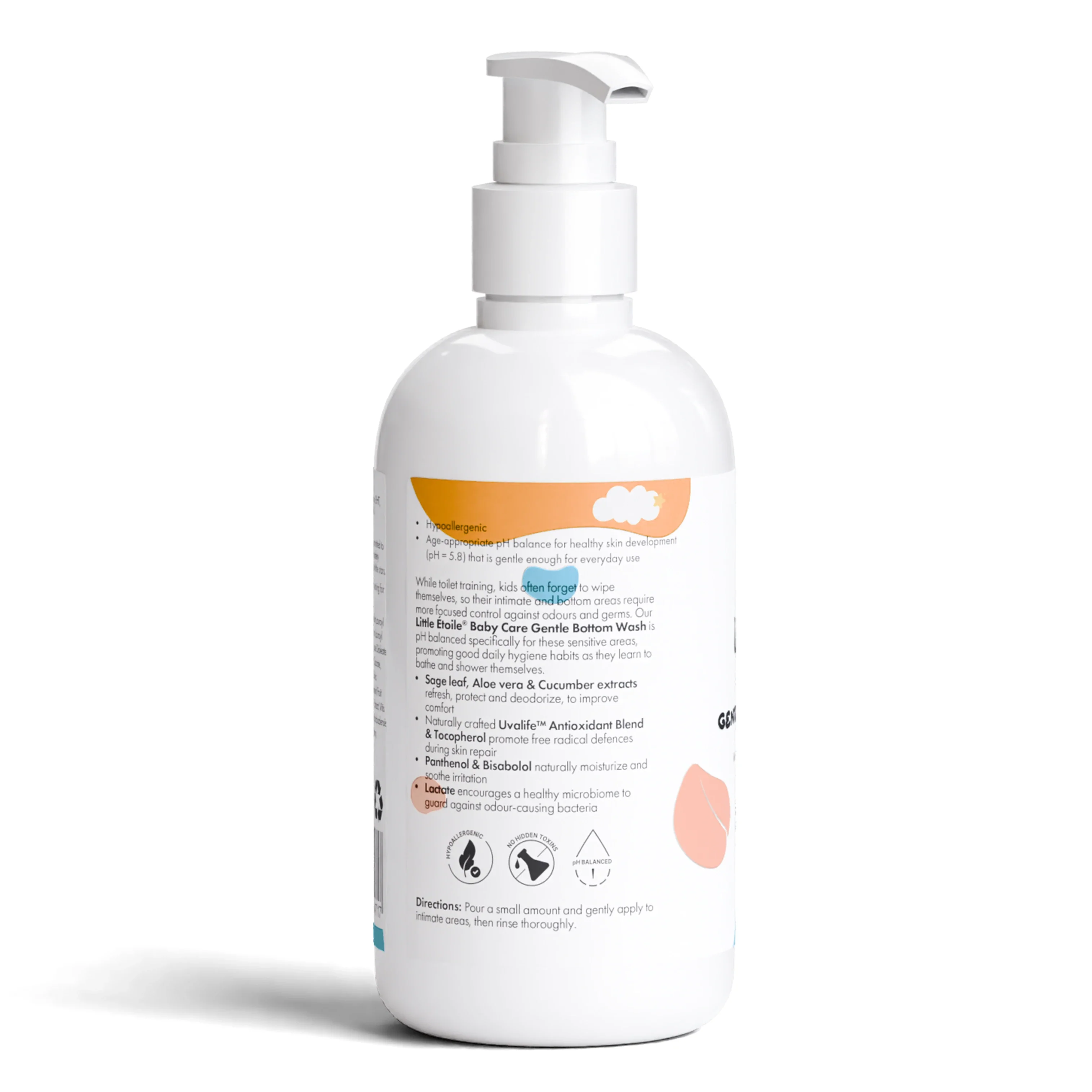 Gentle Bottom Wash for Delicate Skin (2+ Years)