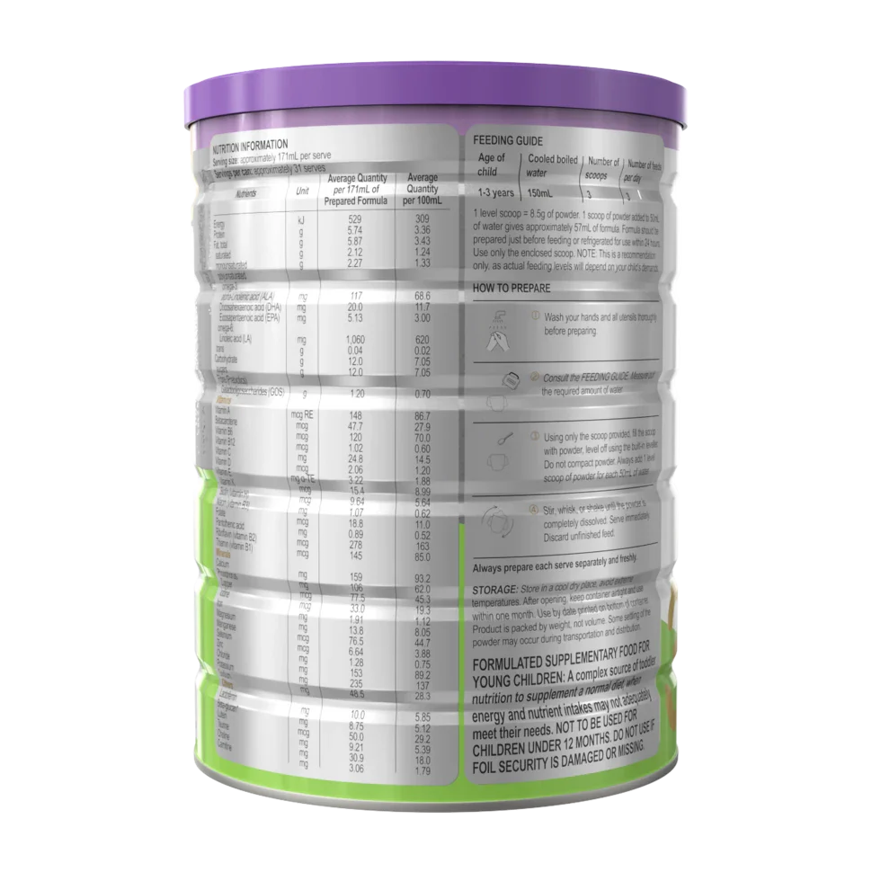 Premium Toddler Formula Stage 3, 1-3 Years