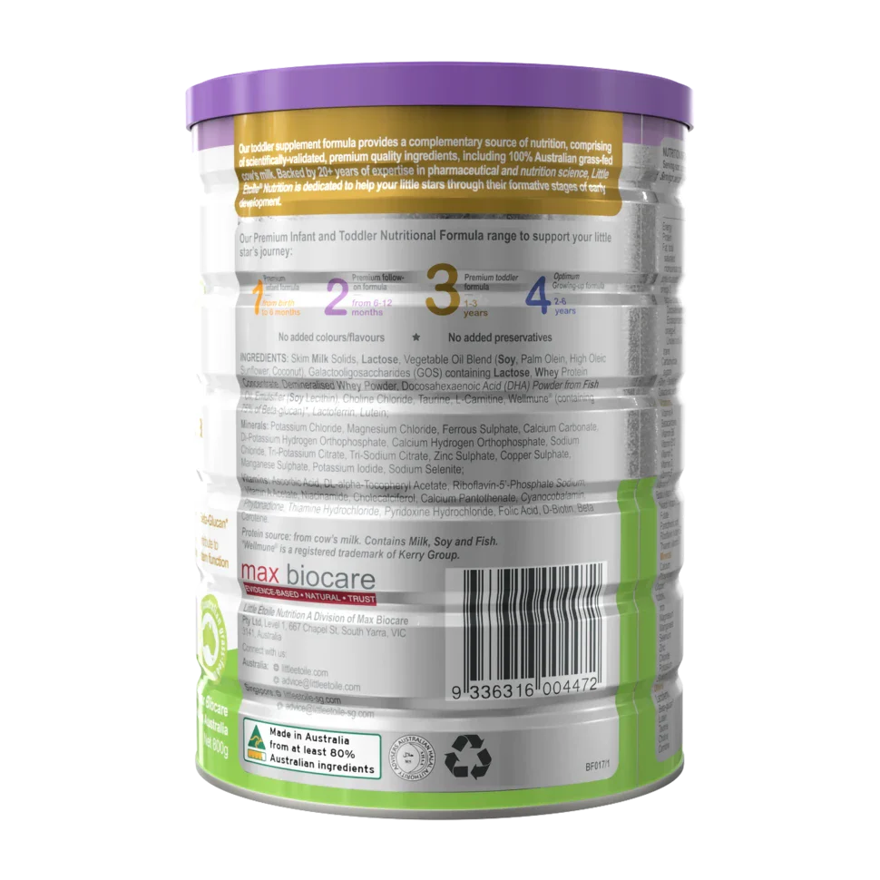 Premium Toddler Formula Stage 3, 1-3 Years